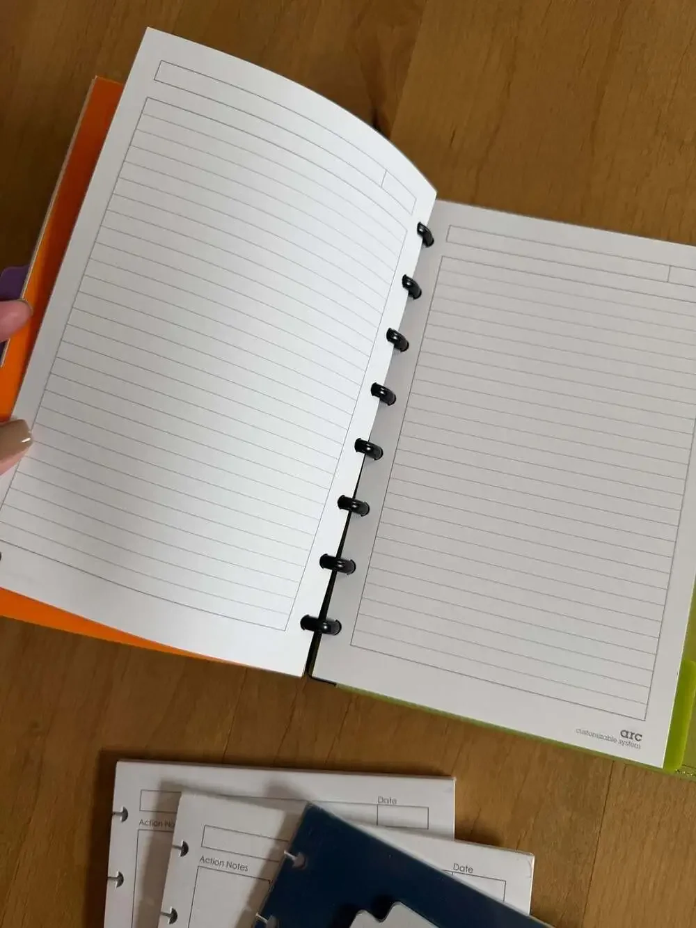 Staples Arc Customizable Notebook System Planner,Refills And Dividers
